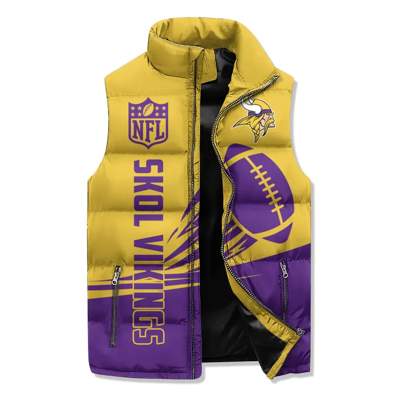 Minnesota Vikings Jacket Back View