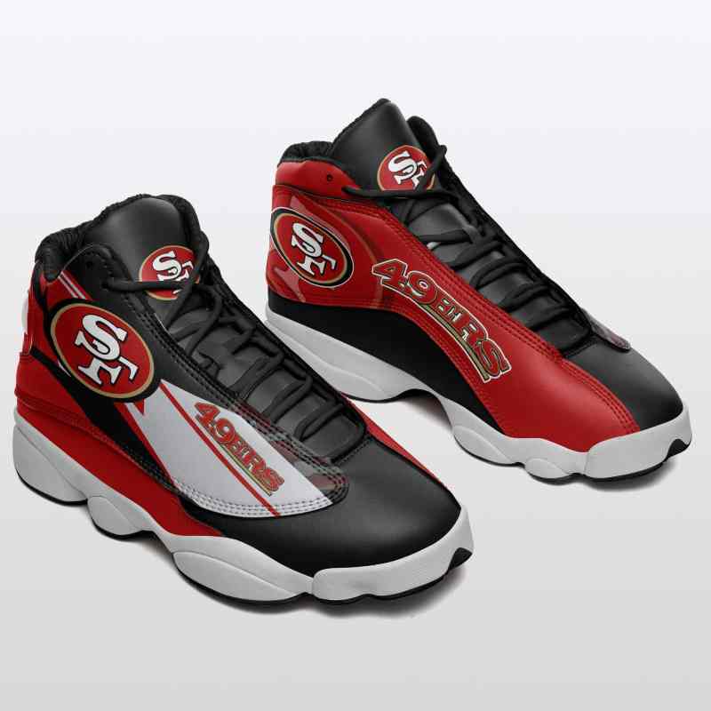 San Francisco 49ers JD13 Sneakers Side View