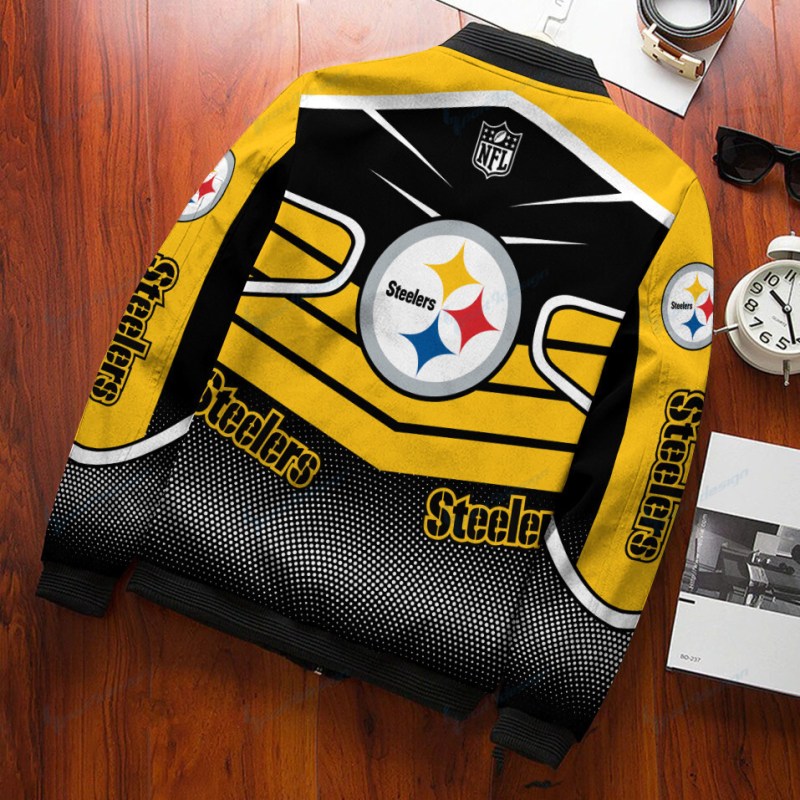 Pittsburgh Steelers Bomber Jacket Detailed View