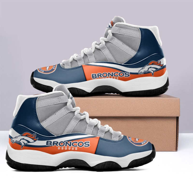Denver Broncos Sneakers Side View