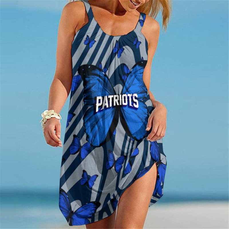 New England Patriots Beach Dress