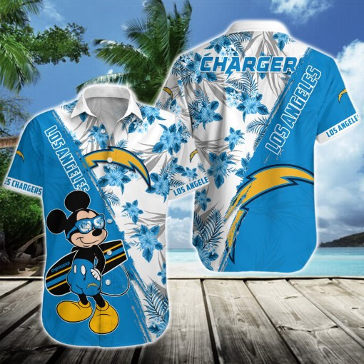 Los Angeles Chargers Button Shirt