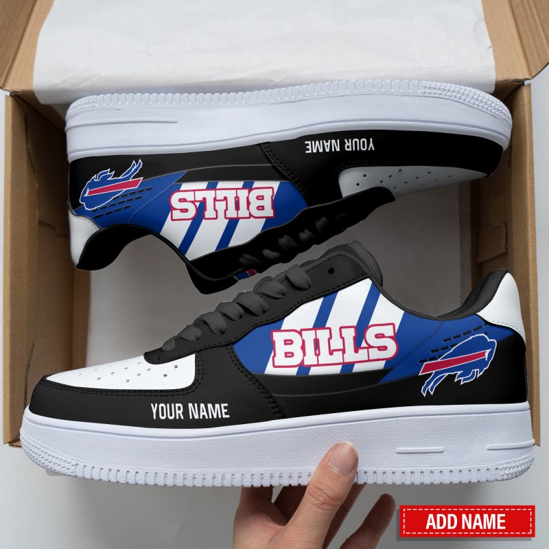 Buffalo Bills Personalized AF1 Shoes angle view