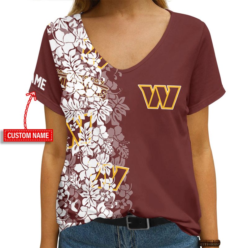 Custom V-neck T-shirt for Women