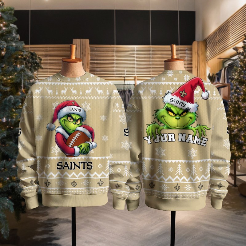 New Orleans Saints Ugly Christmas Sweater 2