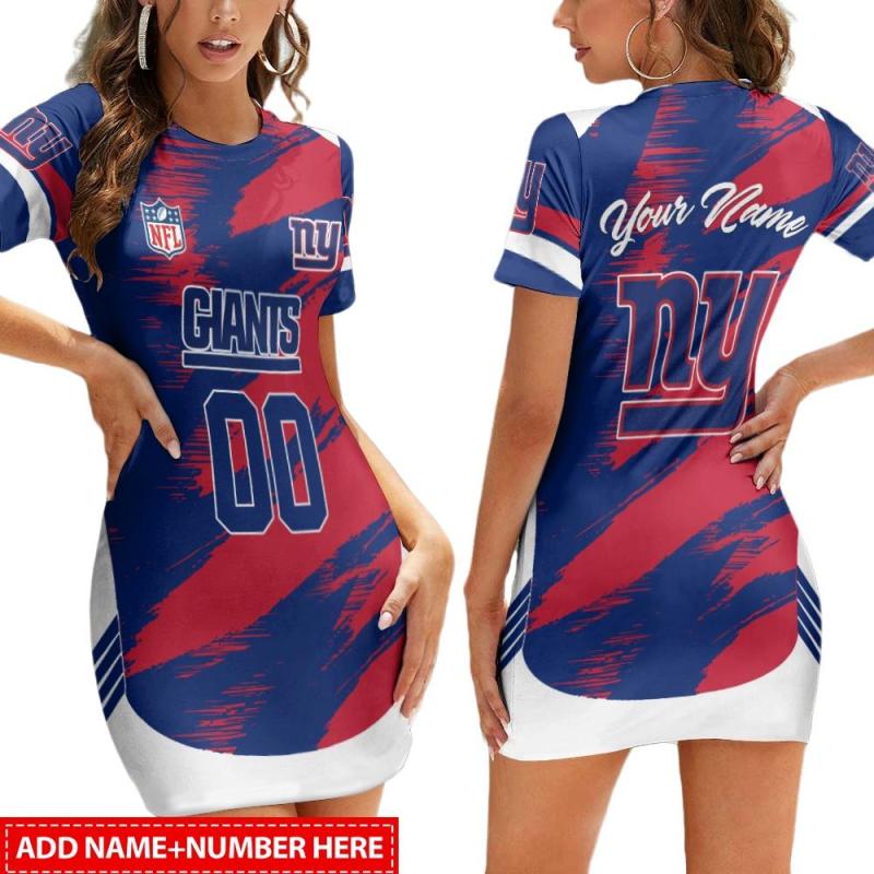 New York Giants Personalized Dress