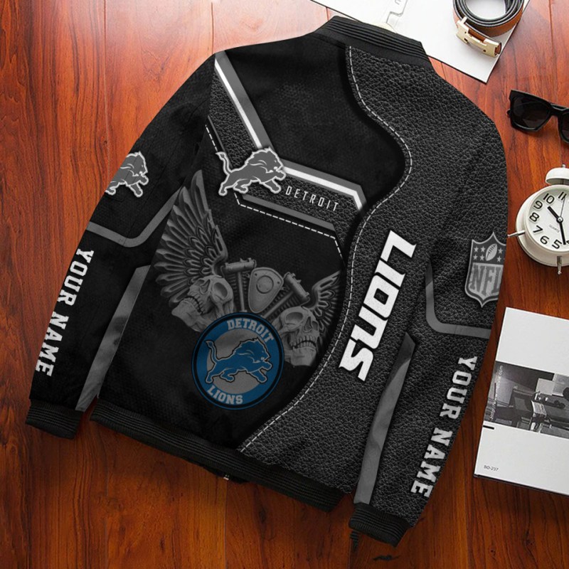 Stylish Detroit Lions Bomber Jacket