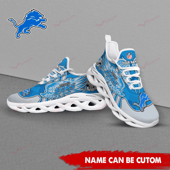 Detroit Lions Sneakers Side View