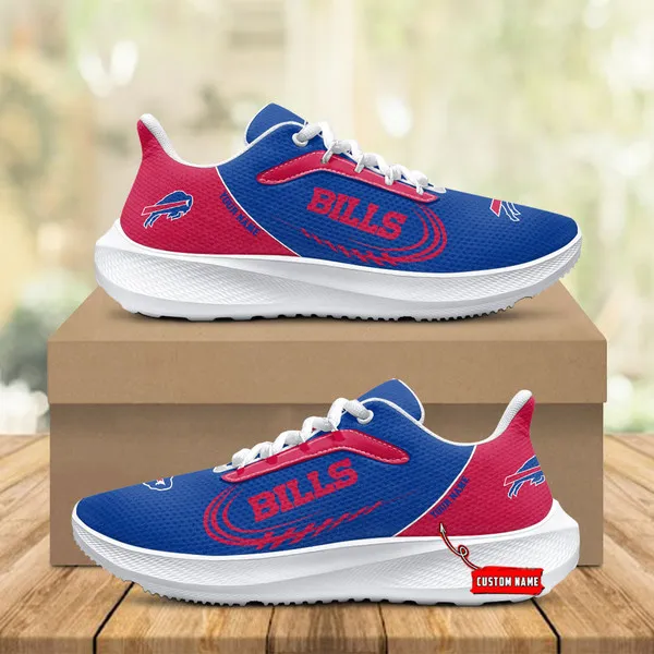 Buffalo Bills Lightweight Patch Decor Running Shoes