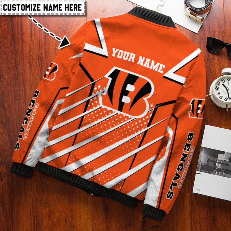 Cincinnati Bengals Bomber Jacket Details