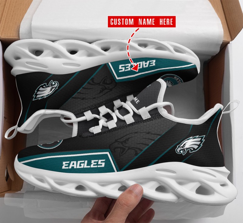 Philadelphia Eagles Personalized Yezy Running Sneakers 3