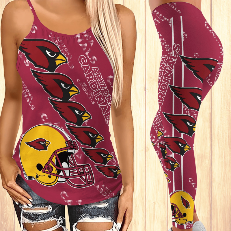 Arizona Cardinals Cross Tank Top