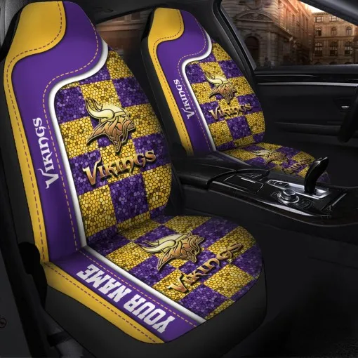 Minnesota Vikings Personalized Seat Covers
