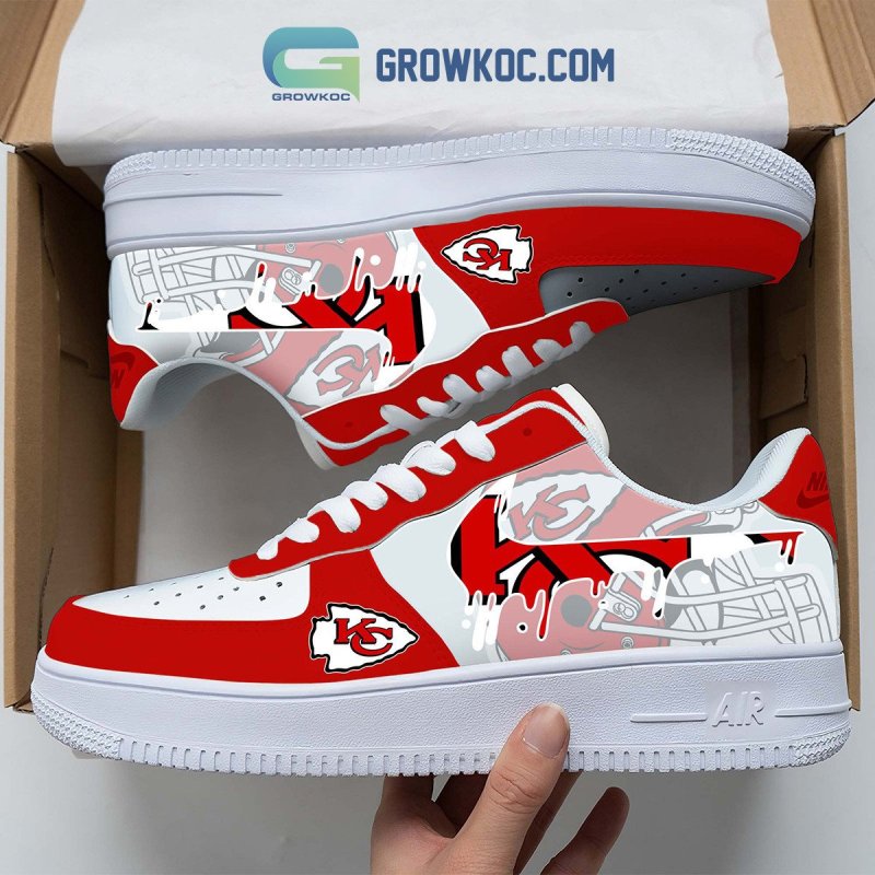Kansas City Chiefs Personalized Colorful AF1-1 Shoes