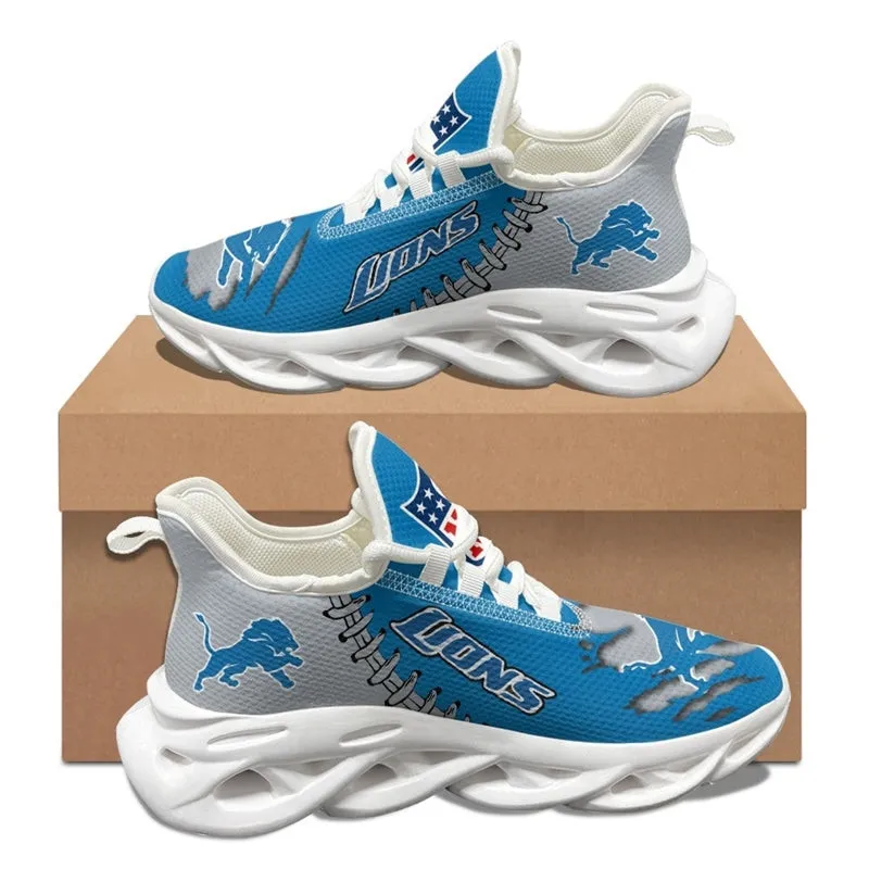 Detroit Lions Sneakers 3D Yezy Running Shoes