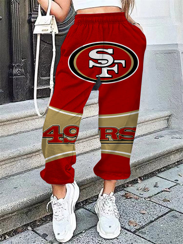 San Francisco 49ers 3D Printed Pocket Sweatpants