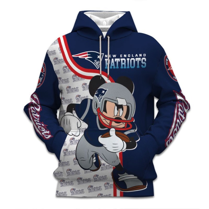 New England Patriots Hoodie Side View
