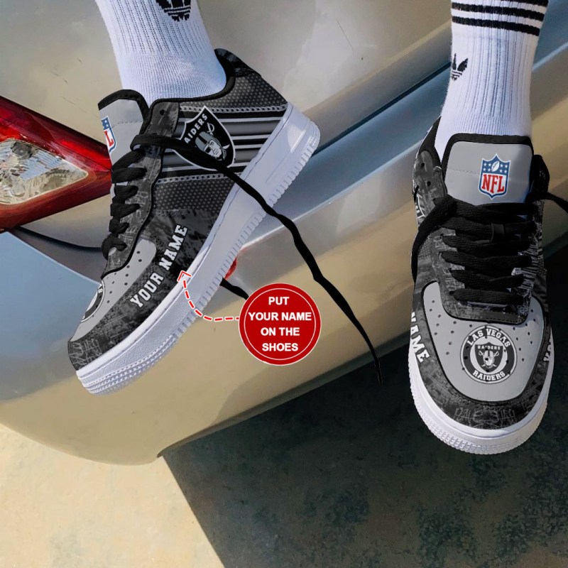 Las Vegas Raiders Personalized AF1 Shoes