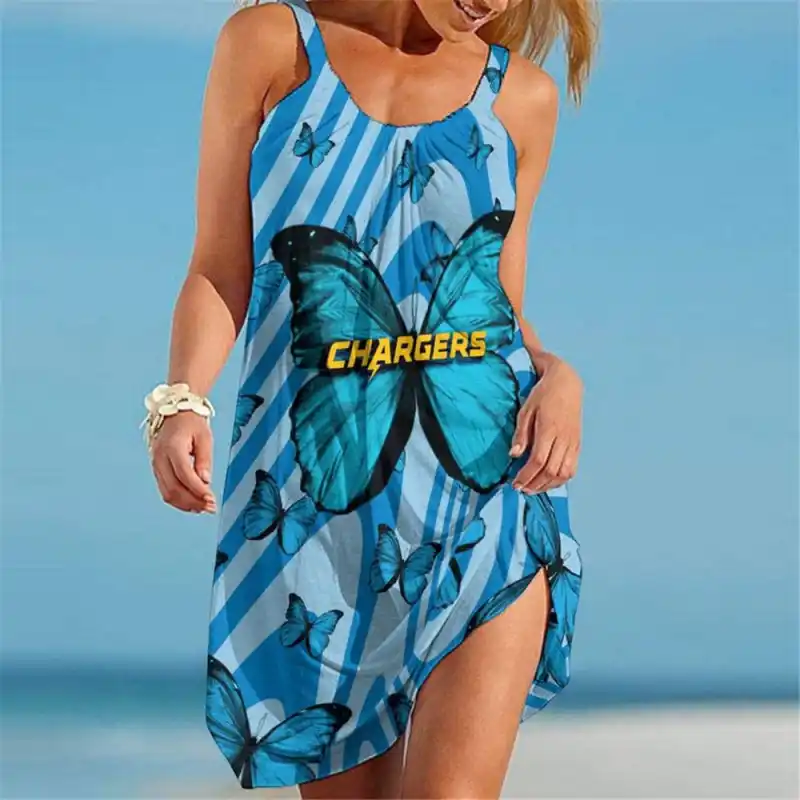 Los Angeles Chargers Beach Dress