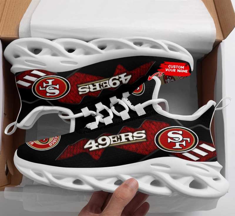 San Francisco 49ers Personalized Yezy Running Sneakers