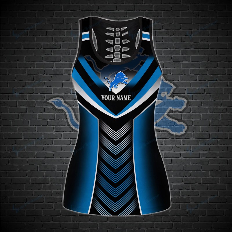 Detroit Lions Personalized Leggings