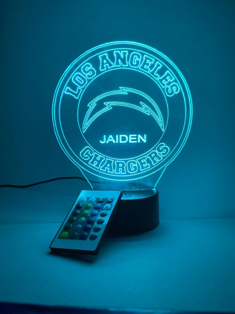 LED 3D Lamp - LA Chargers