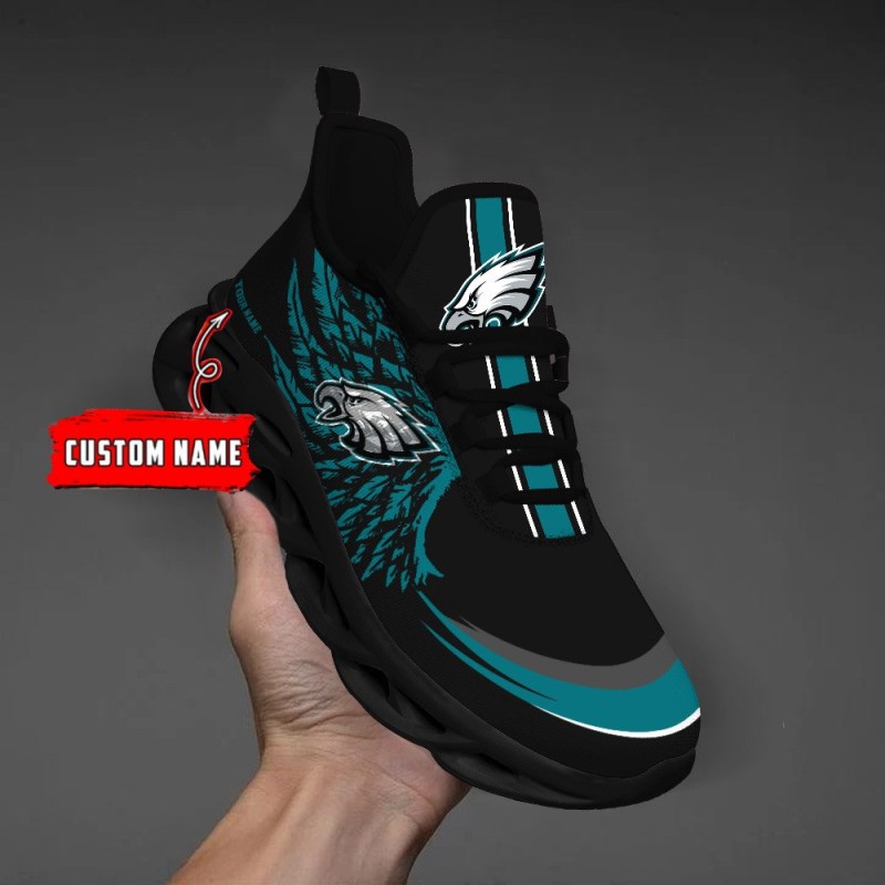 Philadelphia Eagles Personalized Yezy Running Sneakers 4