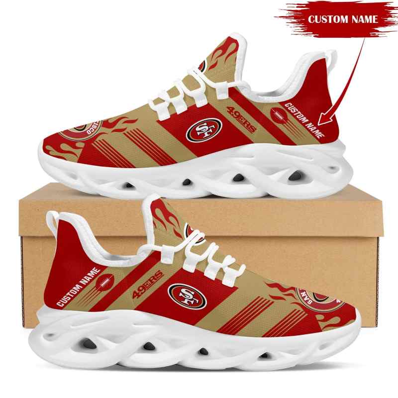 San Francisco 49ers Personalized Yezy Running Sneakers