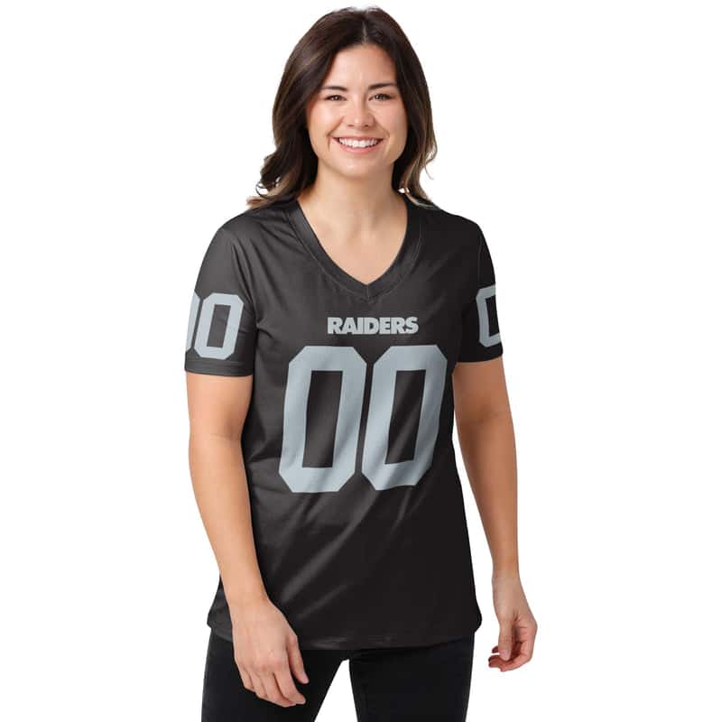 Las Vegas Raiders Personalized V-neck Women's T-shirt