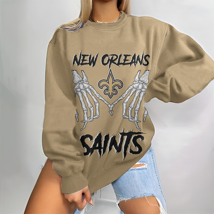 New Orleans Saints Round Neck Sweatshirt