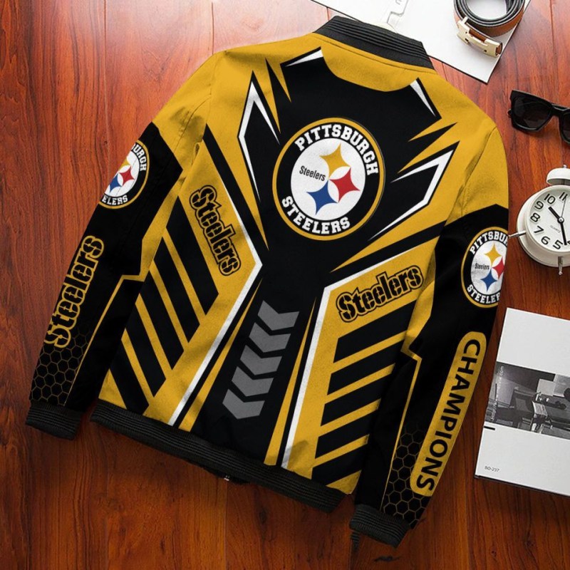 Stylish Steelers Bomber Jacket