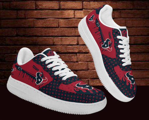 Houston Texans AF1 Shoes Side