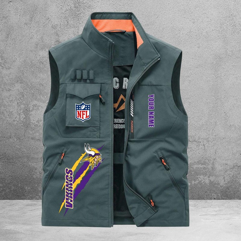 Stylish Multi-Pockets Vest