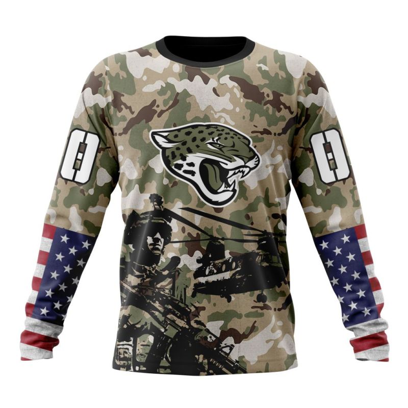 Jacksonville Jaguars Long Sleeve Front
