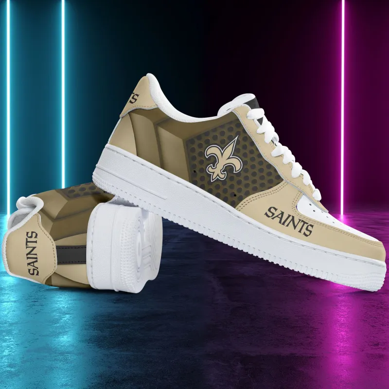 New Orleans Saints AF1 Shoes - Side View