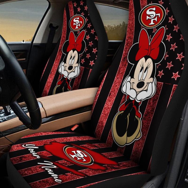 San Francisco 49ers Personalized Car Seat Covers Image 1