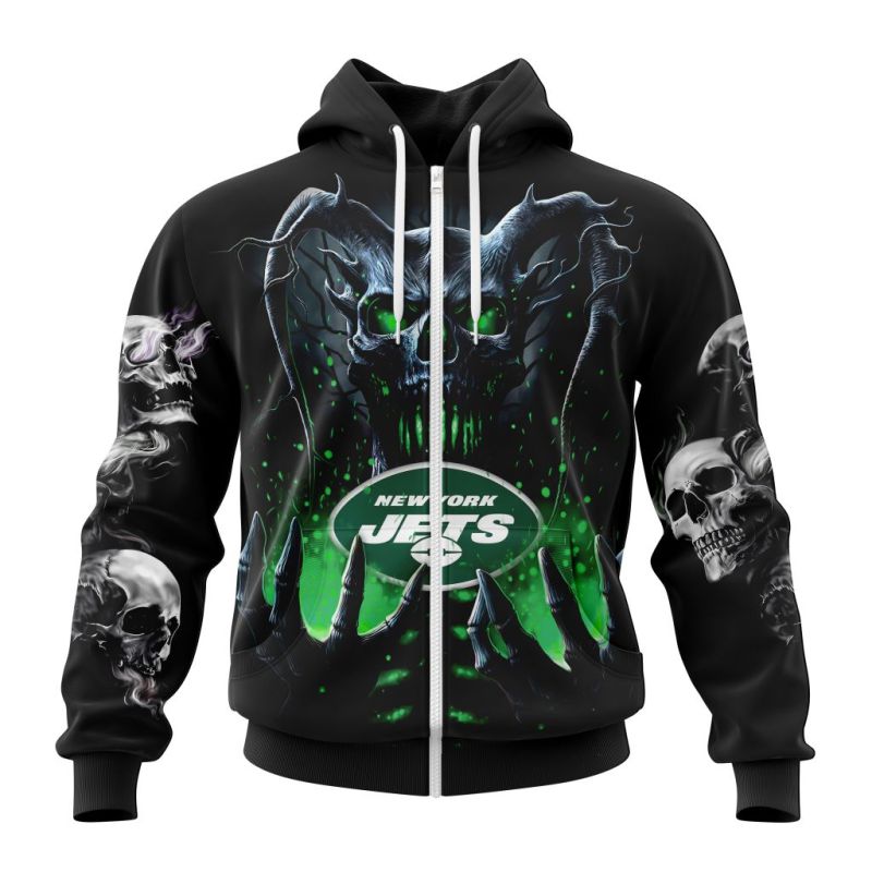 New York Jets Hoodie Zip Front