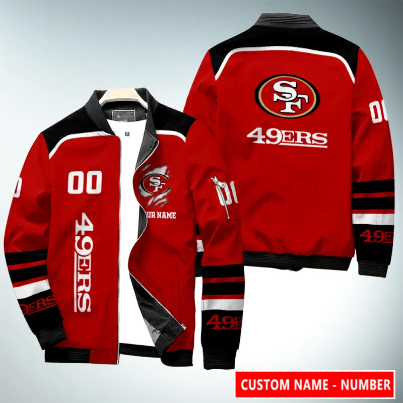 San Francisco 49ers Personalized Bomber Jacket