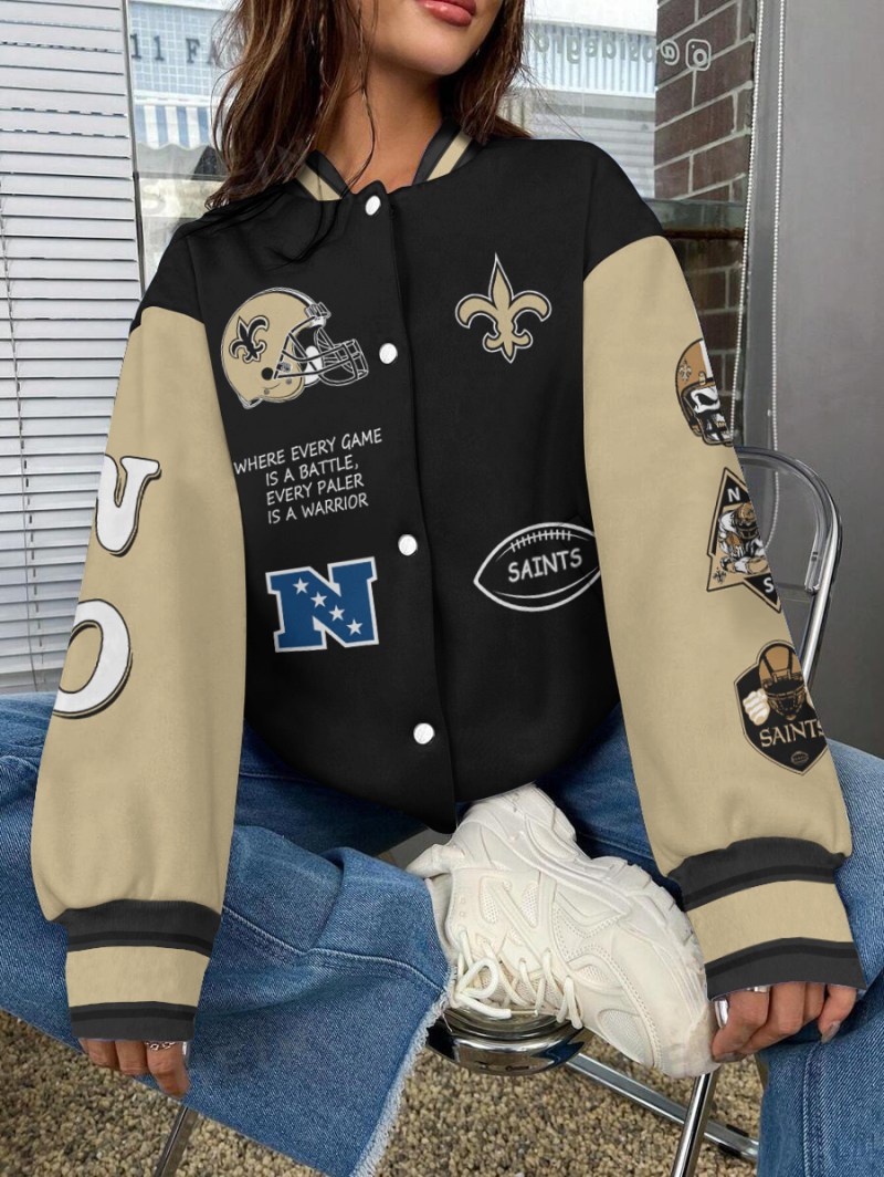 New Orleans Saints Varsity Jacket