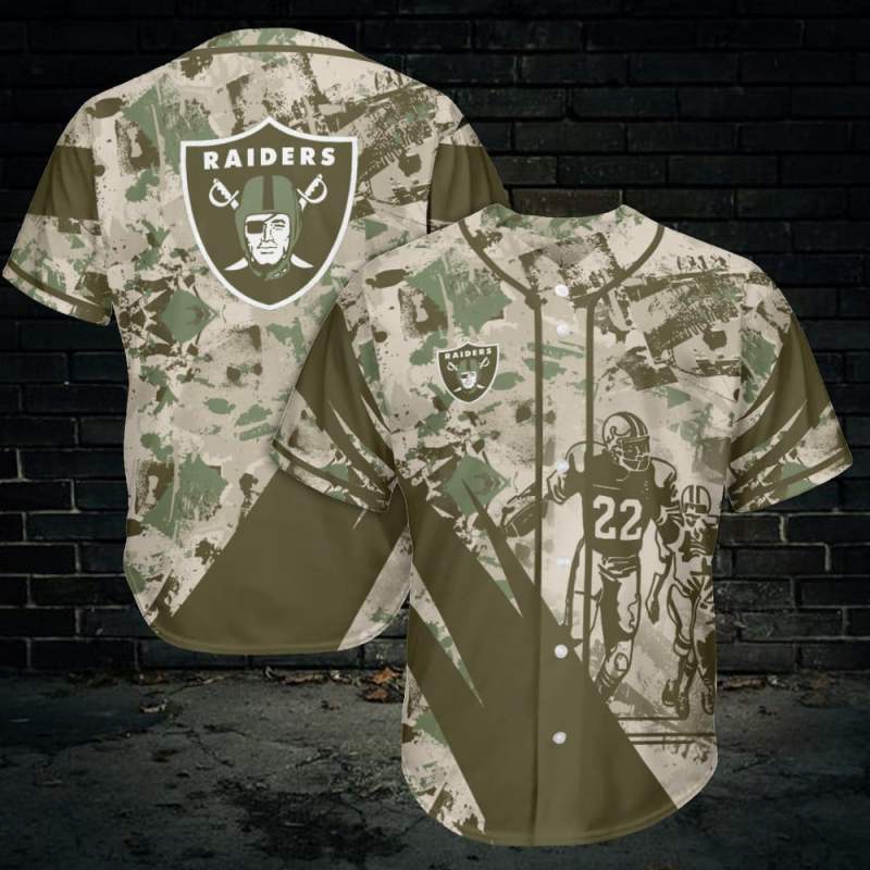 Las Vegas Raiders Baseball Jersey