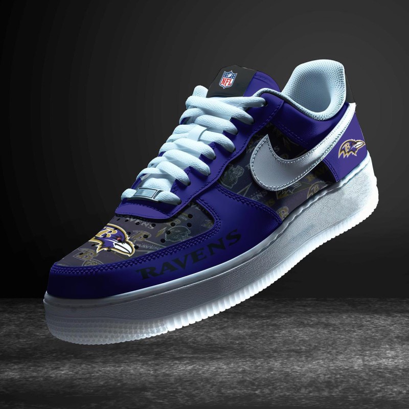 Baltimore Ravens Personalized Sneakers