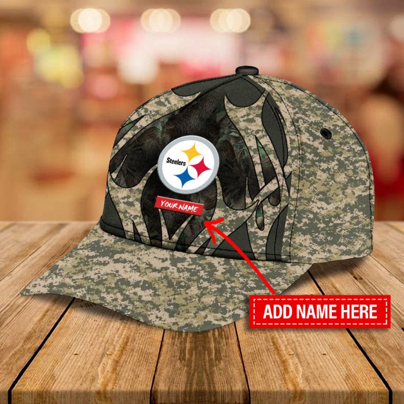 Pittsburgh Steelers Personalized Classic Cap