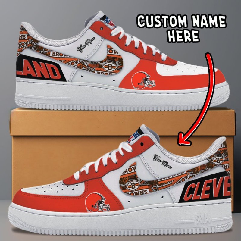 Cleveland Browns Personalized AF1-1 Shoes