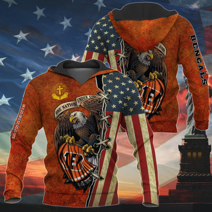 Cincinnati Bengals Hoodie Full Zip