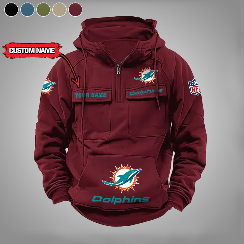 Miami Dolphins Hoodie Red