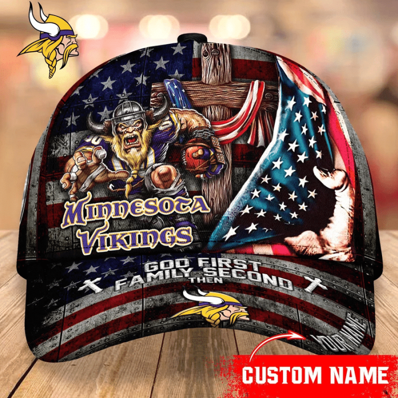 Minnesota Vikings Personalized Classic Cap