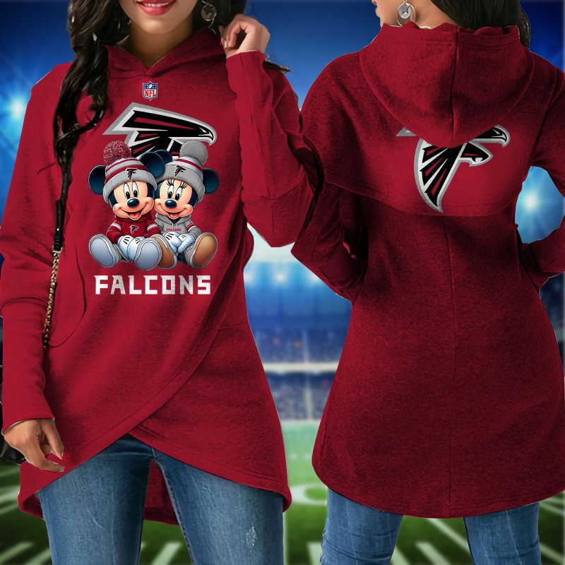 Atlanta Falcons Women Irregular Hoodie