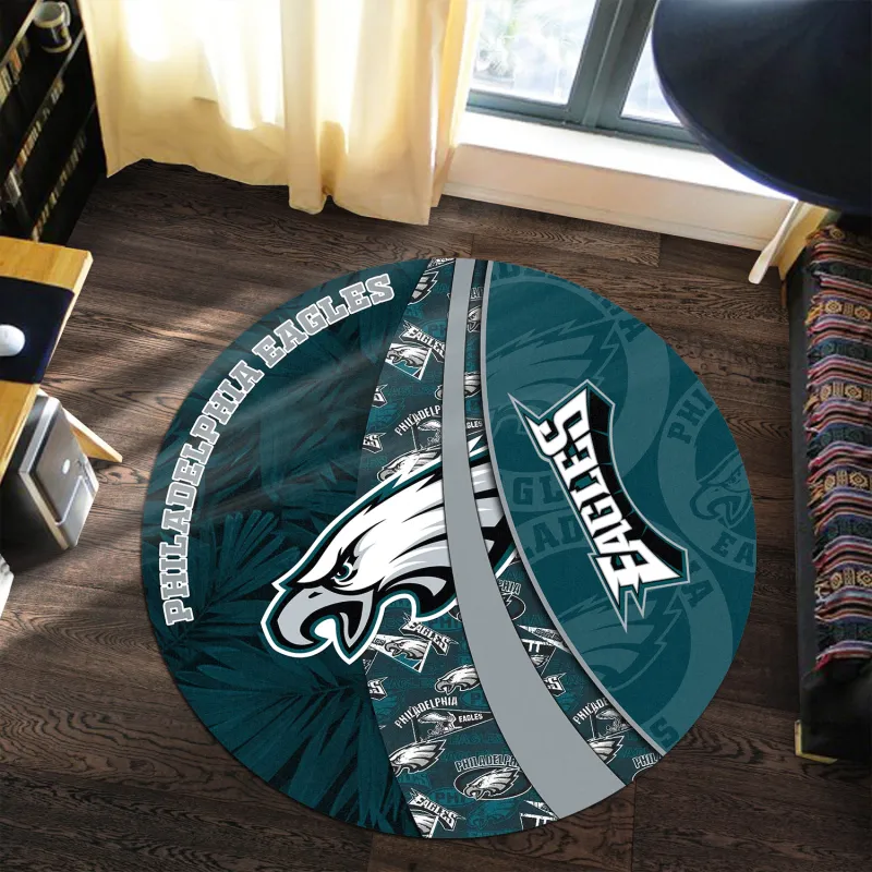 Philadelphia Eagles Round Rug - Image 2