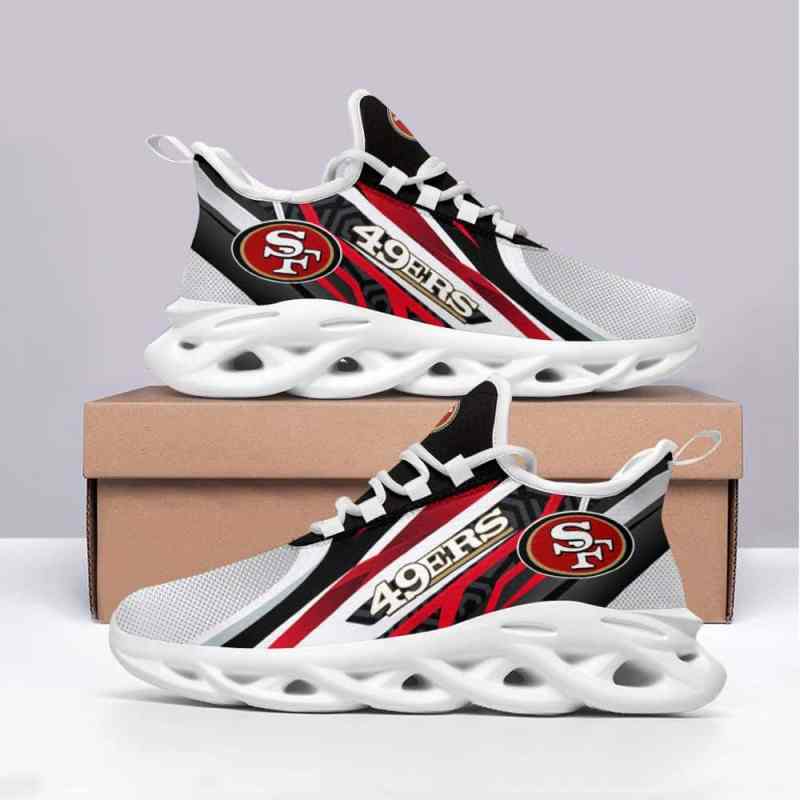 Sizing chart for San Francisco 49ers Yezy Running Sneakers