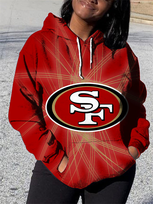 San Francisco 49ers 3D Printed Pocket Pullover Hoodie
